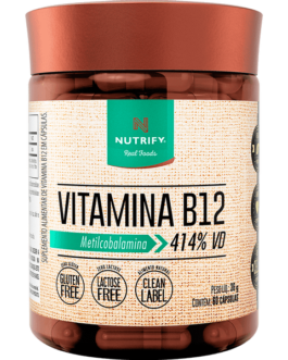 VITAMINA B12 – 60 CÁPSULAS Nutrify